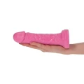 Dildo Camillo - Różowy, 16,5 cm, 4,5 cm średnicy, wodoodporny, przyssawka