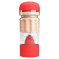 Masturbator wibracyjny PRETTY LOVE - EMILY, wewnętrznie teksturowany, czerwony