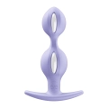 Korek analny B Balls Duo – podwójna kulka, silikonowy, 13 cm