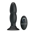 Wtyczka analna PRETTY LOVE - Obrotowa z 4 wibracjami, zasilanie USB, rozmiar 135mm