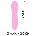 Mini Wibrator Cuties 2.G - Silikon, 7 trybów wibracji, wodoodporny, 12,5 cm