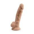 Dildo silikonowe Model S.D 1, długość 24 cm, średnica 4,9 cm, z przyssawką