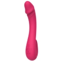 Wibrator G-Spot Vibey – Kinky Pleasure, gięty 90° silikonowy, magnetyczne USB