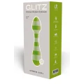 Masażer Wand, Glitz Green Girl, silikonowy, 3 prędkości, 7 rytmów, wodoodporny