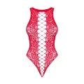 Body OBSESSIVE B120, czerwone, 3SKnit, otwarte plecy, rozmiar S/M/L