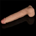 Dildo Power Basics 11'' - Wodoodporny, 10 trybów wibracji, PVC