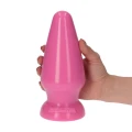 Wtyczka analna włoska 16,5 cm, PVC, różowa, z przyssawką, dla par i indywidualnych użytkowników