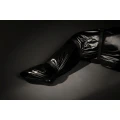 Bodybag BDSM z nylonowymi paskami, lateks/PVC, regulowane zapięcia, wentylacja