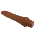 Dildo BAILE - barbara, ABS/TPR, 9.8'', wielostopniowe wibracje, zasilanie 2 AA