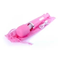 Masażer klasyczny USB Magic Wand Pink - Silikon, 10 funkcji, długość 32 cm
