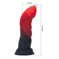 Dildo Power Monsters Infernal Goliath, 25 cm, pofalowany, silikon bezpieczny dla ciała