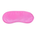 Maseczka na oczy - Love Mask Pink, satynowa, delikatna, z gumką regulacyjną