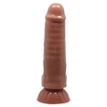 Dildo BAILE - Realistyczny, elastyczny, z przyssawką, 20 cm, wodoodporny