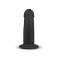 Dildo NO-PARTS Charlie 14,5 cm - ergonomiczny, z silikonu, czarny