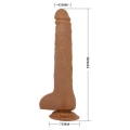 Dildo ultra-realistyczne, 28 cm, elastyczne, wodoodporne, z przyssawką