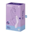 Wibrator - Satisfyer Curvy Trinity 2, 3 silniczki, wodoszczelny IPX7, 11 programów fal ciśnienia