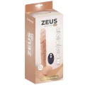 Dildo Zeus – 21 cm, silikon ultra soft, 7 trybów wibracji, pilot bezprzewodowy
