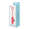 Kulki gejszy (Ben Wa) – Dreamtoys Love Signal, silikonowe IPX8, Ø2,7 cm, 17,5 cm