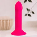 Dildo A.D. Hitsens 2, 17,2 cm, silikonowy, 10 trybów wibracji, przyssawka