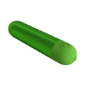 Wibrator bullet Pretty Love Kiwi, 10 trybów, ładowany USB, zielony