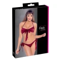 Biustonosz i majtki COTTELLI LINGERIE, elegancka bielizna z kokardkami, S/M