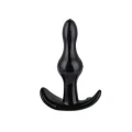 Zatyczka analna Rocket Anchor - Power Escorts - 8,5 cm, elastyczna, czarna