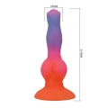 Dildo Power Monsters Hercules - 21,5 cm, silikony, z przyssawką, rzeźbiony