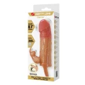 Dildo PRETTY LOVE - Osmar, 20,5 cm, 10 trybów wibracji, przezroczysty TPR