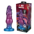 Dildo - Power Monsters Rift Titan - 24 cm, silikonowy, z regulowanym wypełnieniem