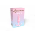 Korek analny Lovesecret Sensual LS19, TPE, 12,3 cm, różowy, dla początkujących