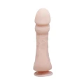 Dildo BAILE z TPR/ABS, Wibracje, Przyssawka, Naturalny Kolor