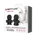 Wibrator do sutków PRETTY LOVE - 12 funkcji, wodoodporny, akumulator USB