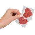 Naklejki na sutki COTTELLI ACCESSOIRES – Serduszka Czerwone, Skóra przyjazne, 1 Para