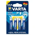 Bateria AAA (R03) Varta Longlife 1,5 V 4 szt. — długotrwałe zasilanie, przyjazne środowisku