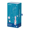 Wibrator analny Satisfyer Air Pump Booty 5+ | Nadmuchiwany, Bluetooth, 12 programów