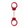 Kajdanki dla początkujących - Seria Red, metalowe, z przyciskiem uwalniającym