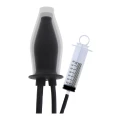 Plug analny nadmuchiwany Hidden Desire Extreme z funkcją nawilżania i silikonu 100%