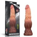Dildo Nature Cock 9,5" z silikonu platynowego, realistyczna struktura, przyssawka