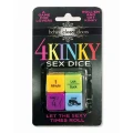 Gra erotyczna z kostkami Little Genie – 4 Kinky Sex Dice z akcją, czasem i pozycją