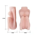 Masturbator TPR, Wodoodporny, Kształt Waginy i Piersi, Realistyczne Doznania