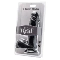 Dildo 7 cali TOYJOY, czarny, bezftalowy PVC, realistyczne detale, średnica 4.5 cm