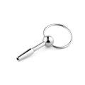Plug do cewki Metal Series – stal nierdzewna, otwór kanałowy, Ø 0,7–1 cm
