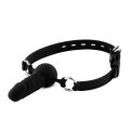 Ball Gag (kaganiec ustny) Silicone Series – silikonowa kulka 3,8 cm, regulowany pasek