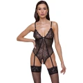 Body COTTELLI LINGERIE, eleganckie, koronkowe wykończenie, regulowane szelki