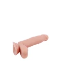 Dildo Mr Dixx 7,1 cala, elastyczny, przyssawkowy, antybakteryjny TPE