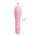 Wibrator silikonowy Pretty Love Solomon, 10 funkcji drgań, wodoodporny, 123mm