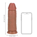 Dildo RealRock, 23 cm, Extra Gruby, Realistyczny, PVC