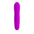 Wibrator silikonu PRETTY LOVE - CESAR, 10 funkcji, 12 cm, różowy