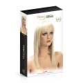 Peruka długą Allison od World Wigs, blond z grzywką, 4 odcienie, regulowane paski