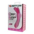 Wibrator - PRETTY LOVE, 10 funkcji wibracji, magnetyczne ładowanie USB, silikonowy